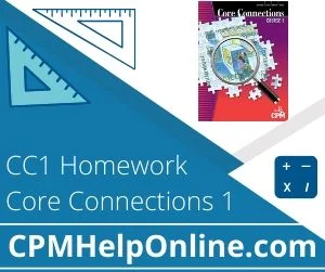 CPM Homework CC1
